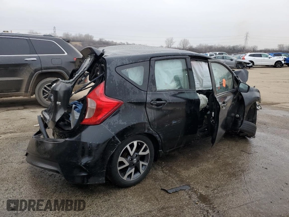 2016 Nissan Note S Plus with VIN 3N1CE2CPXGL408797, listed as a Copart auction lot 44918245 with Not Provided miles and Non Repairable. Bid and sale history available at DreamBid. Image 3.