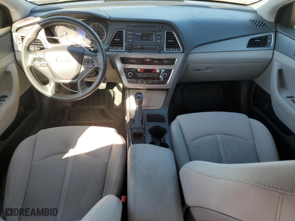 2015 Hyundai Sonata 2.4L SE with VIN 5NPE24AF7FH187761, listed as a Copart auction lot 41460185 with 160,379 mi miles and Clean Title. Bid and sale history available at carsss.com. Image 8.