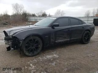 2014 Dodge Charger RT Plus with VIN 2C3CDXCT8EH339323, listed as a Copart auction lot 45321115 with 110,900 mi miles and Salvage Title. Bid and sale history available at carsss.com. Image 1.