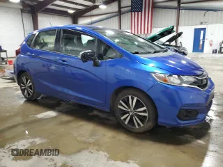2018 Honda Fit EX with VIN 3HGGK5H81JM728877, listed as a Copart auction lot 57211285 with 53,905 mi miles and Salvage title. Bid and sale history available at DreamBid. Image 4.