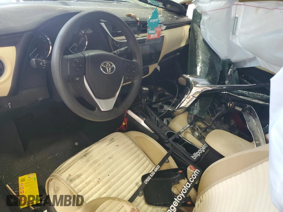 2019 Toyota Corolla L z VIN 5YFBURHE0KP861219, wystawiony jako Copart lot #59435715 z przebiegiem Nie podano mil oraz Szkoda całkowita • Salvage title. Historia ofert i sprzedaży dostępna na DreamBid. Obrazek 8.