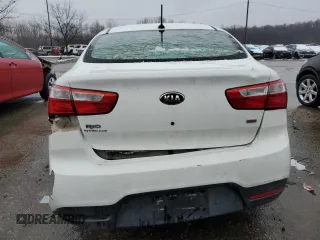 2013 Kia Rio LX with VIN KNADM4A39D6291068, listed as a Copart auction lot 43377785 with 95,279 mi miles and Salvage Title. Bid and sale history available at carsss.com. Image 6.