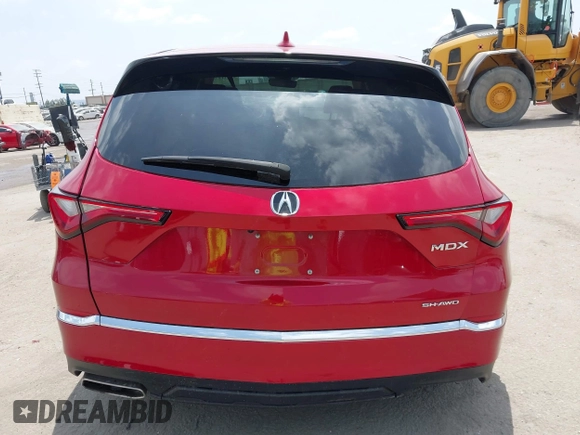 2023 Acura MDX with VIN 5J8YE1H31PL007235, listed as a IAAI auction lot 42111174 with 14,400 mi miles and . Bid and sale history available at DreamBid. Image 17.