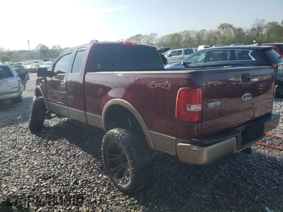 2005 Ford F-150 XLT with VIN 1FTPX14575NB53684, listed as a Copart auction lot 51509225 with 193,410 mi miles and Salvage Title. Bid and sale history available at carsss.com. Image 2.