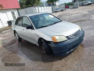 2003 Honda Civic LX with VIN 2HGES16513H531833, listed as a IAAI auction lot 41863960 with 1 mi miles. Bid and sale history available at carsss.com. Image 1.