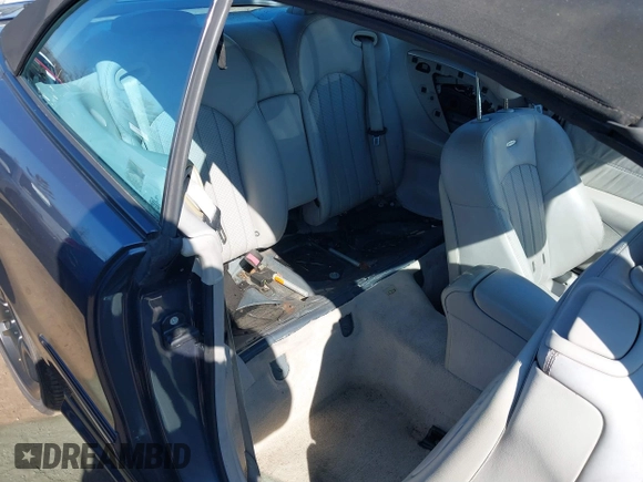 2005 Mercedes-Benz CLK-Class AMG with VIN WDBTK76G35T040484, listed as a IAAI auction lot 41741145 with 36,299 mi miles. Bid and sale history available at carsss.com. Image 8.