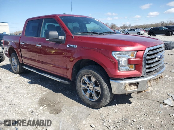 2015 Ford F-150 XLT with VIN 1FTEW1EF6FKD53993, listed as a Copart auction lot 49894165 with 66,948 mi miles and Salvage Title. Bid and sale history available at carsss.com. Image 4.