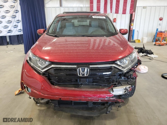 2022 Honda CR-V EX with VIN 5J6RW1H57NA004568, listed as a Copart auction lot 49848735 with 42,281 mi miles and Salvage Title. Bid and sale history available at carsss.com. Image 5.