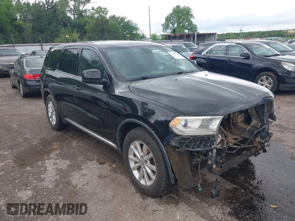 2014 Dodge Durango SXT with VIN 1C4RDHAG7EC560366, listed as a IAAI auction lot 42152736 with 164,590 mi miles and . Bid and sale history available at carsss.com. Image 1.