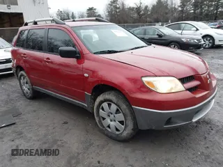 2006 Mitsubishi Outlander LS with VIN JA4LZ31F06U018534, listed as a IAAI auction lot 41800157 with 158,943 mi miles. Bid and sale history available at carsss.com. Image 1.