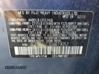 2014 Subaru Forester 2.5i Premium with VIN JF2SJAEC7EH419052, listed as a Copart auction lot 45677205 with 108,574 mi miles and Salvage Title. Bid and sale history available at carsss.com. Image 15.