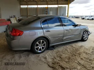 2005 Infiniti G35 z VIN JNKCV51E85M203254, wystawiony jako Copart lot #48826565 z przebiegiem 217 479 mil mil oraz Szkoda całkowita • Salvage title. Historia ofert i sprzedaży dostępna na DreamBid. Obrazek 3.