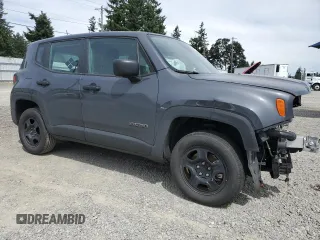 2021 Jeep Renegade Freedom with VIN ZACNJDAB7MPN34684, listed as a Copart auction lot 65636155 with Not provided miles and Clean title. Bid and sale history available at DreamBid. Image 4.