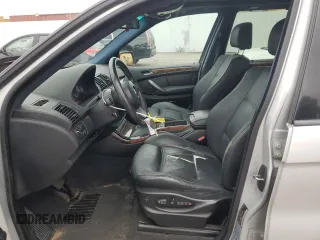 2006 BMW X5 4.4i with VIN 5UXFB535X6LV27980, listed as a Copart auction lot 72428424 with 185,202 mi miles and Salvage Title. Bid and sale history available at carsss.com. Image 7.