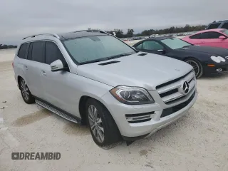 2016 Mercedes-Benz GL with VIN 4JGDF6EE5GA711409, listed as a Copart auction lot 77007854 with 0 mi miles and Salvage Title. Bid and sale history available at carsss.com. Image 4.