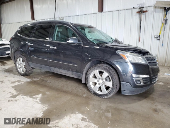 2015 Chevrolet Traverse LTZ with VIN 1GNKVJKDXFJ183899, listed as a Copart auction lot 75819424 with 162,536 mi miles and Salvage Title. Bid and sale history available at DreamBid. Image 4.