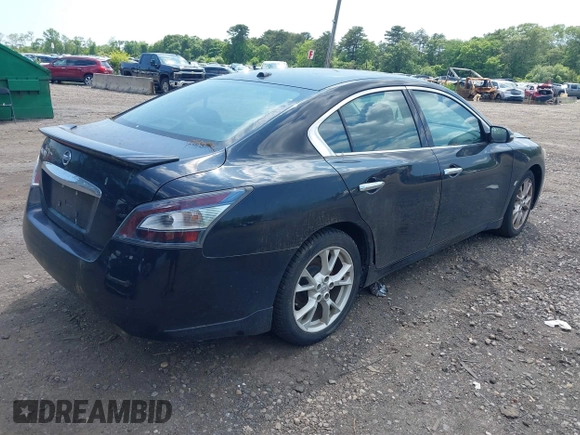 2012 Nissan Maxima SV with VIN 1N4AA5AP1CC863991, listed as a IAAI auction lot 42402290 with 189,116 mi miles and . Bid and sale history available at DreamBid. Image 4.