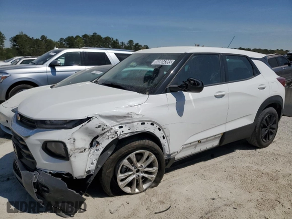 2021 Chevrolet TrailBlazer LS with VIN KL79MMS29MB149967, listed as a Copart auction lot 50804365 with 48,861 mi miles and Salvage Title. Bid and sale history available at carsss.com. Image 1.