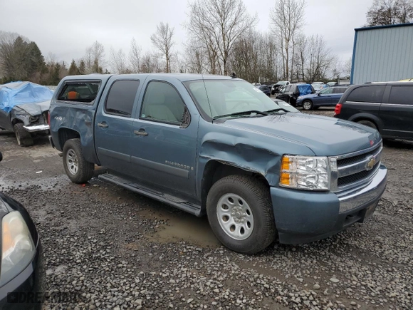 2007 Chevrolet Silverado 1500 LS with VIN 2GCEK13C771544361, listed as a Copart auction lot 45721515 with 100,636 mi miles and Salvage Title. Bid and sale history available at carsss.com. Image 4.
