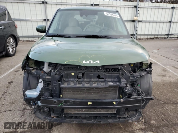2022 Kia Soul EX with VIN KNDJ33AU0N7155385, listed as a Copart auction lot 86574434 with 43,007 mi miles and Salvage Title. Bid and sale history available at carsss.com. Image 5.