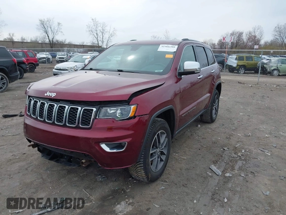 2018 Jeep Grand Cherokee Limited with VIN 1C4RJFBG8JC487711, listed as a IAAI auction lot 41966388 with 110,512 mi miles and . Bid and sale history available at DreamBid. Image 17.