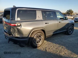 2025 Rivian R1S Adventure with VIN 7PDSGBBA6SN048784, listed as a Copart auction lot 42385665 with Not Provided miles and Salvage Title. Bid and sale history available at carsss.com. Image 3.