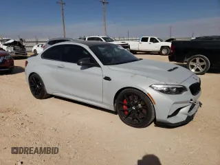 2020 BMW M2 z VIN WBS1J3C00L7H42503, wystawiony jako Copart lot #46033595 z przebiegiem 37 656 mil mil oraz Szkoda całkowita • Salvage title. Historia ofert i sprzedaży dostępna na DreamBid. Obrazek 4.