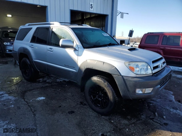 2003 Toyota 4Runner SR5 with VIN JTEBU14R130009575, listed as a Copart auction lot 45953545 with 201,366 mi miles and Salvage Title. Bid and sale history available at carsss.com. Image 4.