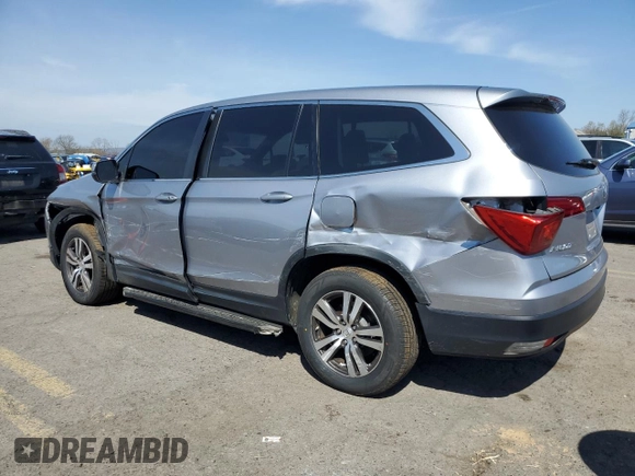 2017 Honda Pilot EX with VIN 5FNYF6H31HB048722, listed as a Copart auction lot 53606135 with 106,538 mi miles and Salvage Title. Bid and sale history available at DreamBid. Image 2.