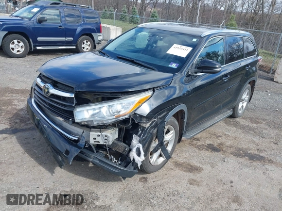 2015 Toyota Highlander Limited with VIN 5TDDKRFH6FS175940, listed as a IAAI auction lot 41933412 with 195,127 mi miles and . Bid and sale history available at DreamBid. Image 17.