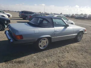 1984 Mercedes-Benz 380 with VIN WDBBA45A1EA011636, listed as a Copart auction lot 79922554 with 44,700 mi miles and Salvage Title. Bid and sale history available at carsss.com. Image 3.