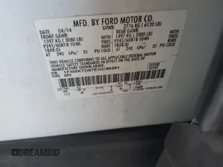 2014 Ford Explorer XLT with VIN 1FM5K7D87EGC48281, listed as a Copart auction lot 59076805 with 155,617 mi miles and Salvage title. Bid and sale history available at DreamBid. Image 13.