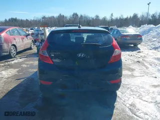 2013 Hyundai Accent GS with VIN KMHCT5AE9DU082462, listed as a IAAI auction lot 41642444 with 160,000 mi miles. Bid and sale history available at carsss.com. Image 15.