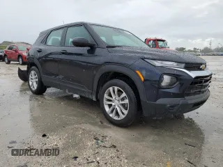 2021 Chevrolet TrailBlazer LS with VIN KL79MNSL1MB030762, listed as a Copart auction lot 60478544 with 18,994 mi miles and Salvage Title. Bid and sale history available at DreamBid. Image 4.