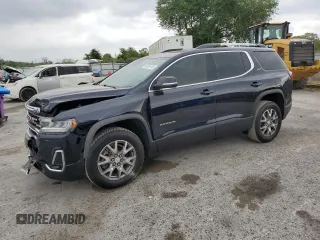 2021 GMC Acadia SLT with VIN 1GKKNMLS8MZ176038, listed as a Copart auction lot 48454145 with 86,822 mi miles and Salvage Title. Bid and sale history available at carsss.com. Image 1.