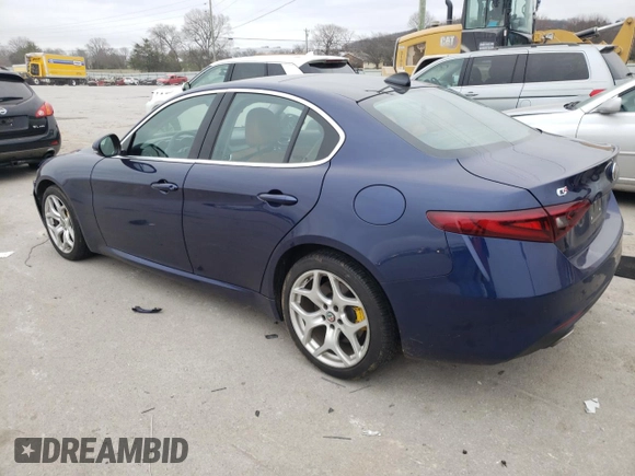 2018 Alfa Romeo Giulia Ti Sport with VIN ZARFAEEN7J7576353, listed as a Copart auction lot 72207272 with 31,743 mi miles. Bid and sale history available at carsss.com. Image 2.