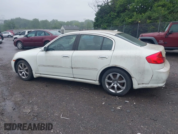 2006 Infiniti G35 z VIN JNKCV51F56M615190, wystawiony jako IAAI lot #42380623 z przebiegiem Nie podano mil oraz . Historia ofert i sprzedaży dostępna na DreamBid. Obrazek 3.