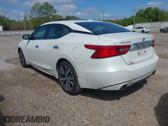 2016 Nissan Maxima SV z VIN 1N4AA6AP5GC406841, wystawiony jako IAAI lot #41829964 z przebiegiem 149 297 mil mil oraz . Historia ofert i sprzedaży dostępna na DreamBid. Obrazek 3.
