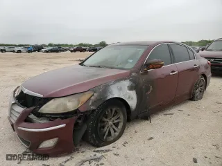 2012 Hyundai Genesis 3.8L with VIN KMHGC4DD5CU192261, listed as a Copart auction lot 51508465 with 0 mi miles and Salvage Title. Bid and sale history available at carsss.com. Image 1.