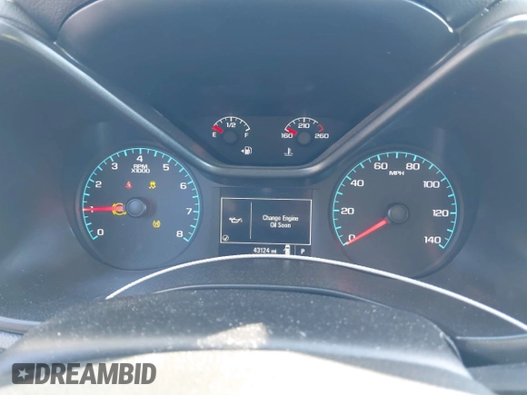 2020 Chevrolet Colorado 4WD Work Truck with VIN 1GCGTBEN6L1137562, listed as a IAAI auction lot 41377439 with 43,124 mi miles and . Bid and sale history available at DreamBid. Image 7.