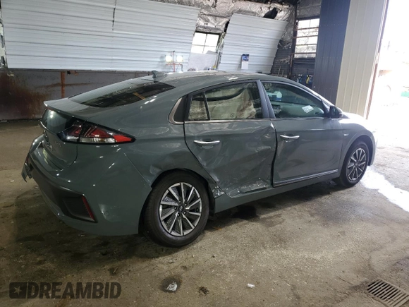 2020 Hyundai Ioniq Limited with VIN KMHC85LJ2LU076979, listed as a Copart auction lot 60802674 with 17,855 mi miles and Salvage title. Bid and sale history available at DreamBid. Image 3.