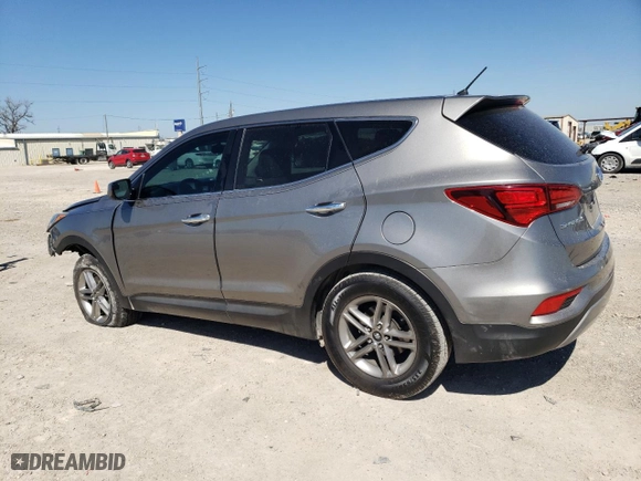 2018 Hyundai Santa Fe Sport 2.4L with VIN 5NMZT3LB0JH073609, listed as a Copart auction lot 46758465 with 91,452 mi miles and Salvage Title. Bid and sale history available at carsss.com. Image 2.