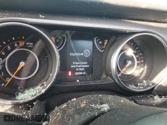 2020 Jeep Wrangler Unlimited Willys with VIN 1C4HJXDG8LW128570, listed as a Copart auction lot 71486074 with 26,258 mi miles and Salvage title. Bid and sale history available at DreamBid. Image 9.
