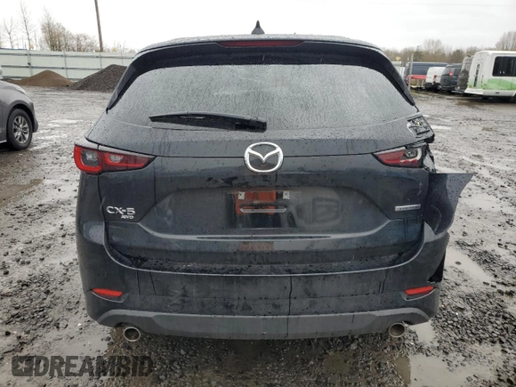 2025 Mazda CX-5 2.5 S Select Package with VIN JM3KFBBL4S0585346, listed as a Copart auction lot 49380685 with 4,207 mi miles and Non Repairable. Bid and sale history available at carsss.com. Image 6.