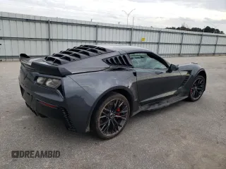 2018 Chevrolet Corvette Z06 1LZ with VIN 1G1YP2D62J5601593, listed as a Copart auction lot 44534414 with 0 mi miles. Bid and sale history available at carsss.com. Image 3.
