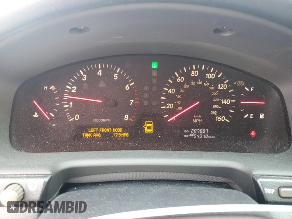 2001 Lexus LS 430 z VIN JTHBN30F510035116, wystawiony jako Copart lot #58824315 z przebiegiem 207 007 mil mil oraz Szkoda całkowita • Salvage title. Historia ofert i sprzedaży dostępna na DreamBid. Obrazek 9.