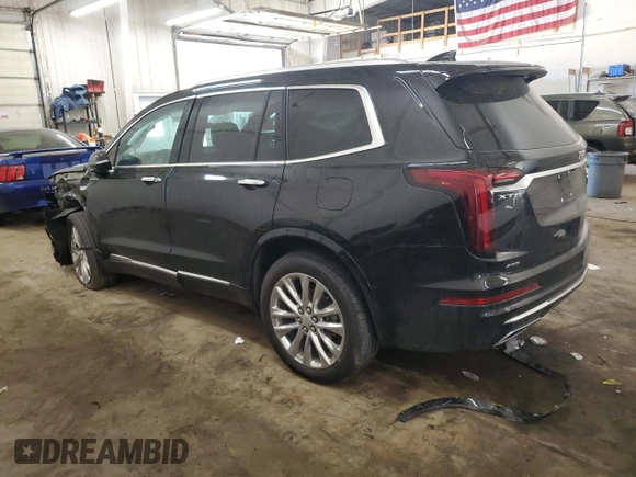 2024 Cadillac XT6 AWD Premium Luxury with VIN 1GYKPDRS8RZ706118, listed as a Copart auction lot 50127425 with 36,025 mi miles and Salvage Title. Bid and sale history available at DreamBid. Image 2.