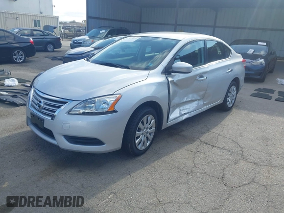 2015 Nissan Sentra SR with VIN 3N1AB7AP8FL665794, listed as a IAAI auction lot 42140522 with 57,621 mi miles and . Bid and sale history available at DreamBid. Image 17.