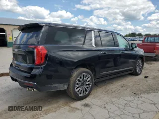 2023 GMC Yukon XL Denali Ultimate with VIN 1GKS2KKL7PR190265, listed as a Copart auction lot 63596504 with 37,297 mi miles and Salvage Title. Bid and sale history available at carsss.com. Image 3.