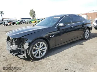 2014 BMW 5 Series 535i with VIN WBA5B1C58ED917066, listed as a Copart auction lot 45000535 with NaN miles and Salvage Title. Bid and sale history available at carsss.com. Image 1.